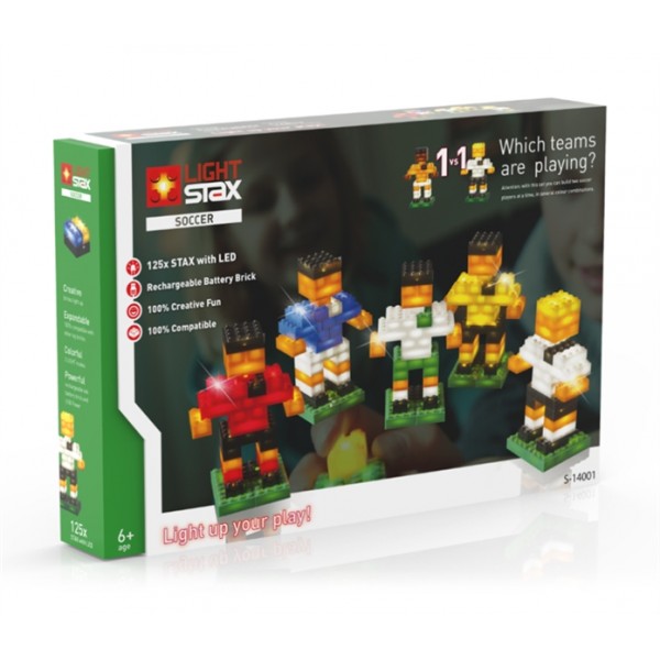 Stavebnica LIGHT STAX SOCCER 1v1 kompatibilná s LEGO