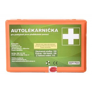 Autolekárnička TRAIVA ORANGE v plastovom obale