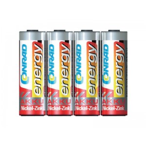 Batérie AA (R6) nabíjacie CONRAD NiZn 1500mAh, 1,6V blister 4ks