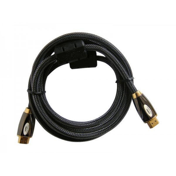 Kábel HDMI - HDMI 10m HQ (gold,ethernet,filter) 4K