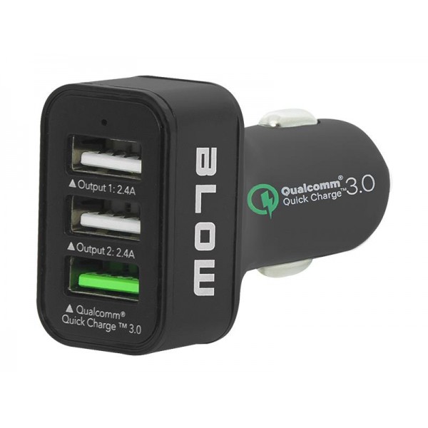 Nabíjačka do auta BLOW QUALCOMM 3.0 USB 3x 2.4A