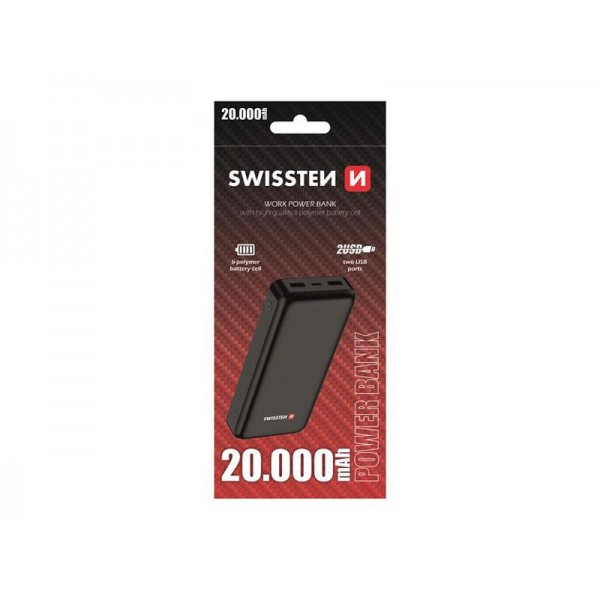 PowerBank SWISSTEN WORX 20000 mAh