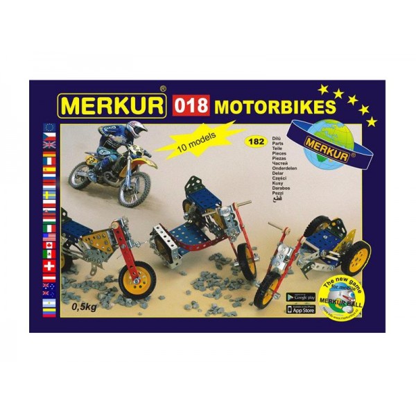 Stavebnica MERKUR 018 MOTOCYKLE