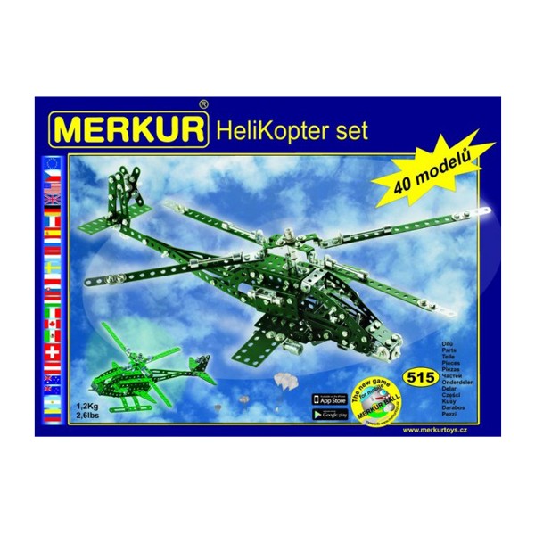 Stavebnica MERKUR HELICOPTER SET