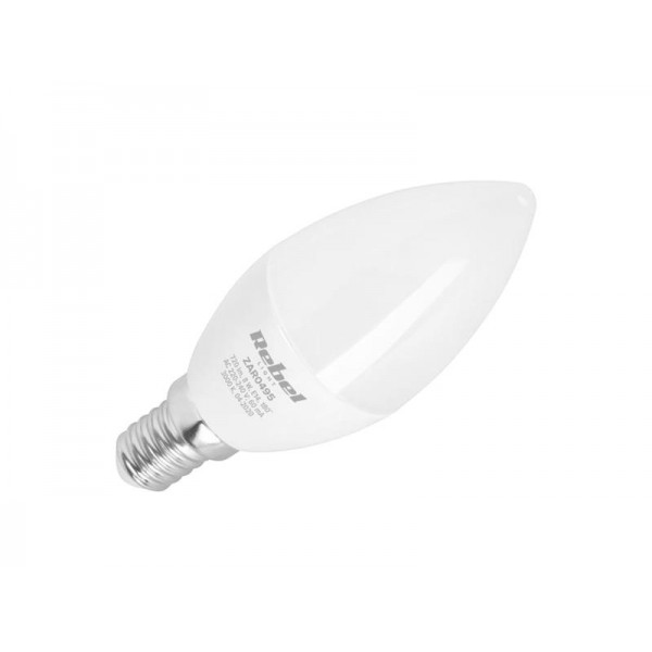 Žiarovka LED E14 8W biela teplá REBEL ZAR0495